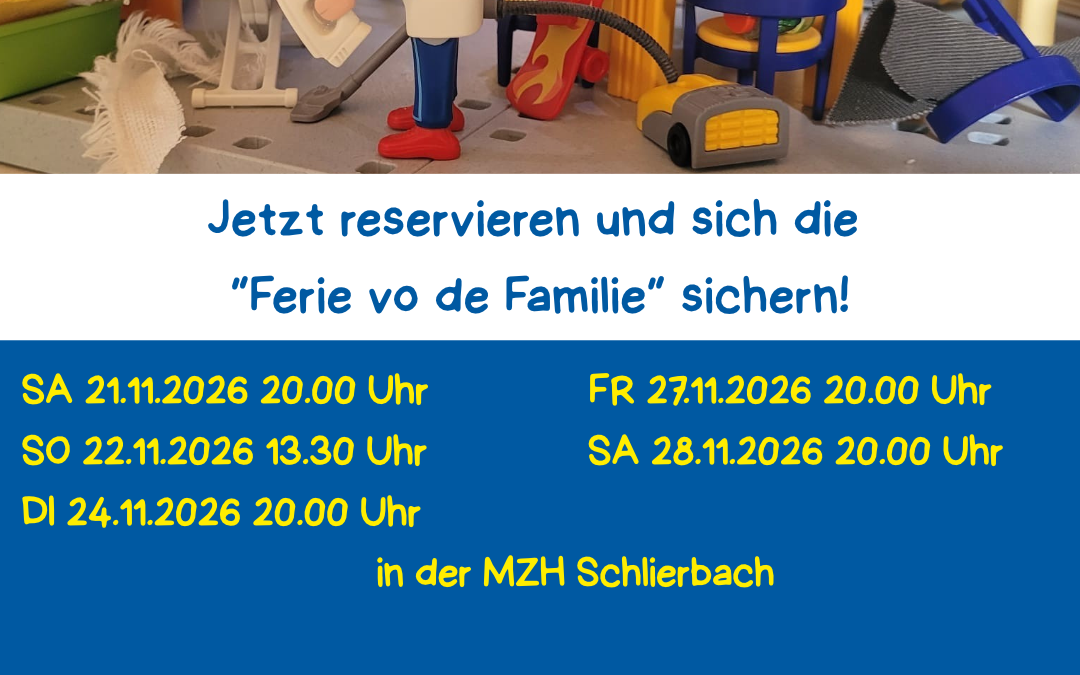 Theater 2026: „Ferie vo de Familie“